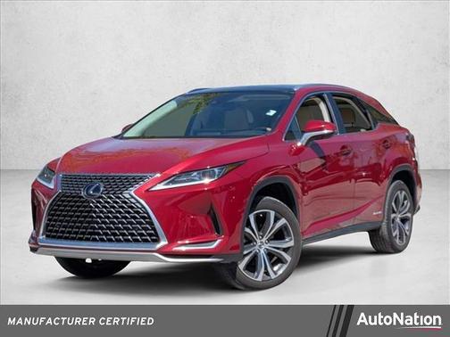 Matador Red Mica 2021 Lexus RX 450h Base