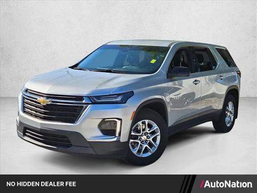 Silver Ice Metallic 2022 Chevrolet Traverse LS