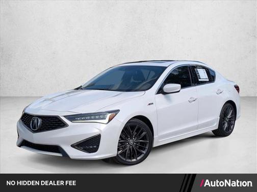 White 2022 Acura ILX Premium & A-SPEC Packages