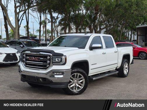 Summit White 2018 GMC Sierra 1500 SLT