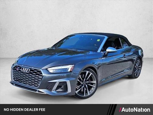 Daytona Gray Pearl Effect/Black Roof 2023 Audi S5 Premium Plus TFSI quattro Tiptronic