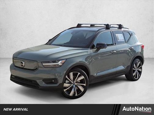 Sage Green 2021 Volvo XC40 Recharge Pure Electric P8