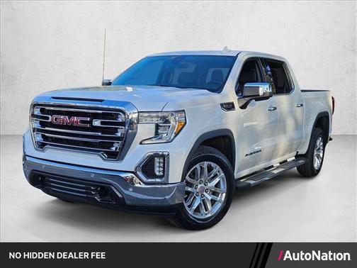 White Frost Tricoat 2019 GMC Sierra 1500 SLT