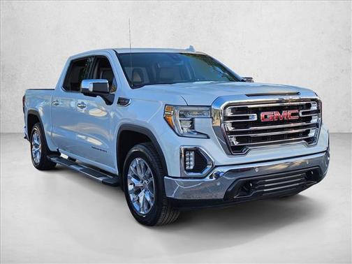 White Frost Tricoat 2019 GMC Sierra 1500 SLT