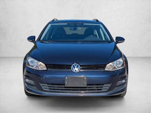 Silk Blue Metallic 2017 Volkswagen Golf SportWagen TSI SE