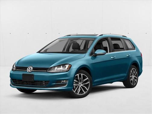 Silk Blue Metallic 2017 Volkswagen Golf SportWagen TSI SE