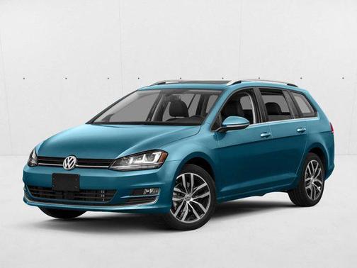 Silk Blue Metallic 2017 Volkswagen Golf SportWagen TSI SE