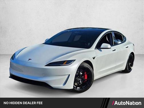 Pearl White Multi-Coat 2026 Tesla Model 3 Performance