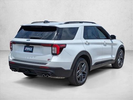 Star White Metallic Tri-Coat 2025 Ford Explorer ST