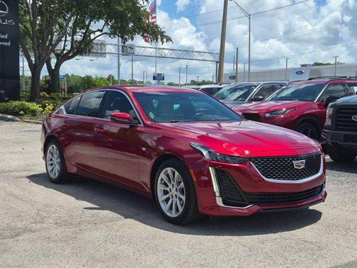 Radiant Red Tintcoat 2024 Cadillac CT5 Luxury