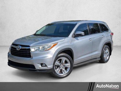 Silver Sky Metallic 2015 Toyota Highlander Limited