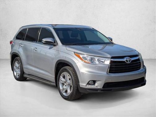 Silver Sky Metallic 2015 Toyota Highlander Limited