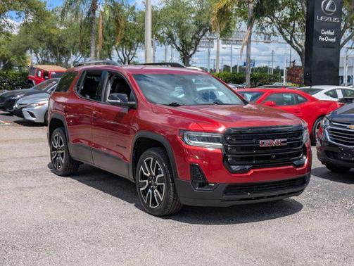 Cayenne Red Tintcoat 2021 GMC Acadia FWD SLT