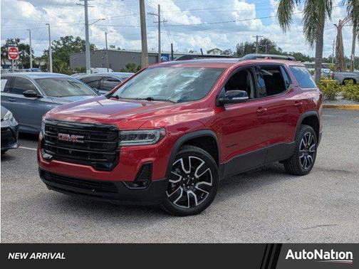 Cayenne Red Tintcoat 2021 GMC Acadia FWD SLT