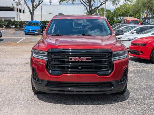 Cayenne Red Tintcoat 2021 GMC Acadia FWD SLT