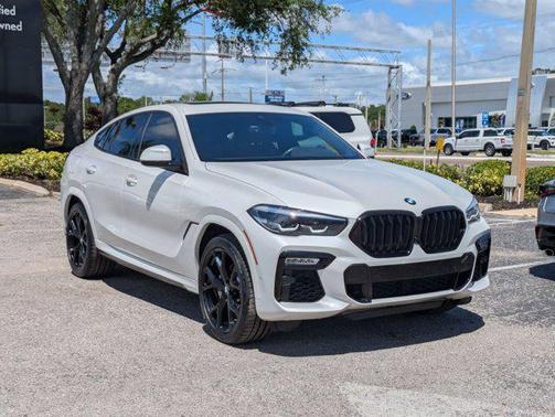 Mineral White Metallic 2021 BMW X6 xDrive40i