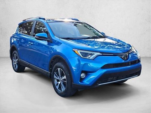 Blue 2018 Toyota RAV4 XLE
