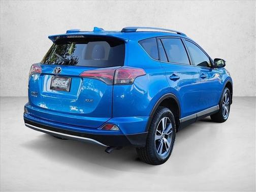 Blue 2018 Toyota RAV4 XLE