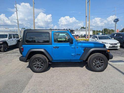 Hydro Blue Pearlcoat 2025 Jeep Wrangler Sport S
