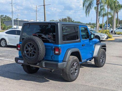 Hydro Blue Pearlcoat 2025 Jeep Wrangler Sport S