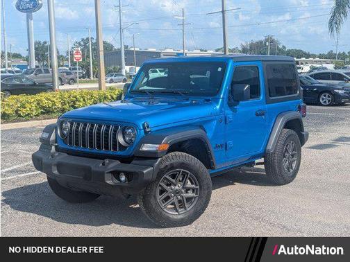Hydro Blue Pearlcoat 2025 Jeep Wrangler Sport S