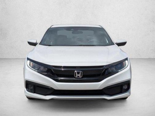Platinum White Pearl 2019 Honda Civic Sport