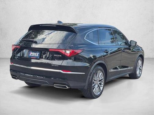 Black 2022 Acura MDX Advance Package