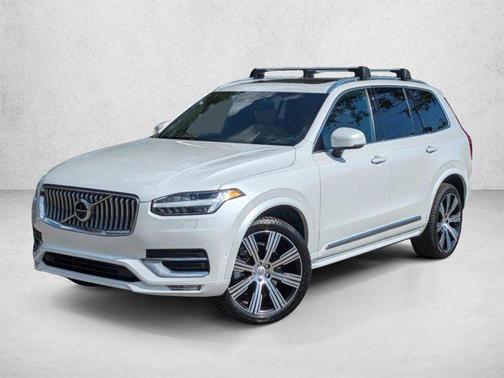 Crystal White Metallic 2022 Volvo XC90 T6 Inscription