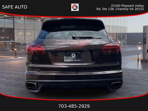 Mahogany Metallic 2017 Porsche Cayenne Platinum Edition