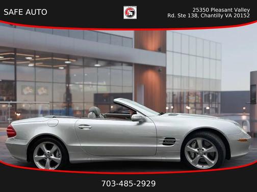 Silver 2004 Mercedes-Benz SL-Class SL 600 Roadster 2D
