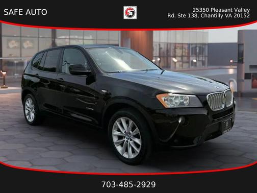 Black 2013 BMW X3 xDrive28i