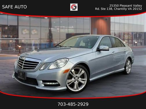 Silver 2013 Mercedes-Benz E-Class E 350 4MATIC Sedan 4D