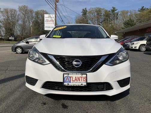 Aspen White 2019 Nissan Sentra SV