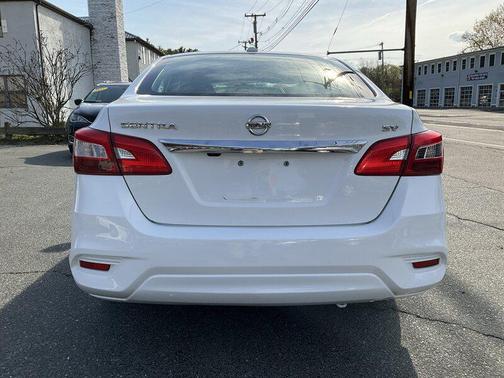 Aspen White 2019 Nissan Sentra SV