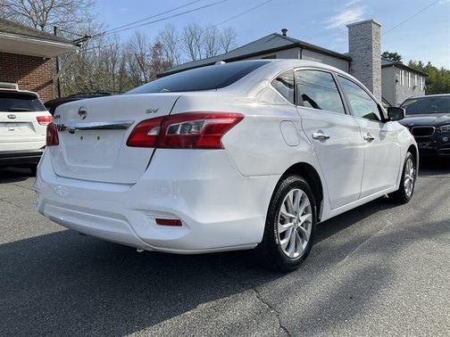Aspen White 2019 Nissan Sentra SV