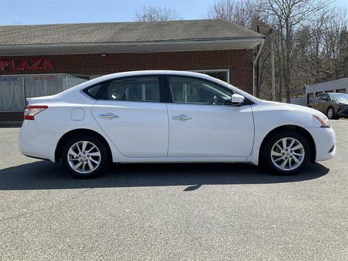 Aspen White 2015 Nissan Sentra SV