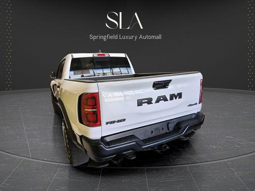 Bright White Clearcoat 2025 RAM 1500 RHO Crew Cab 4x4 5'7' Box