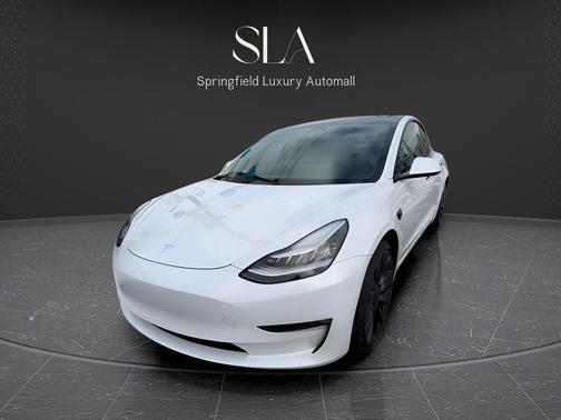 Pearl White Multi-Coat 2021 Tesla Model 3 Performance