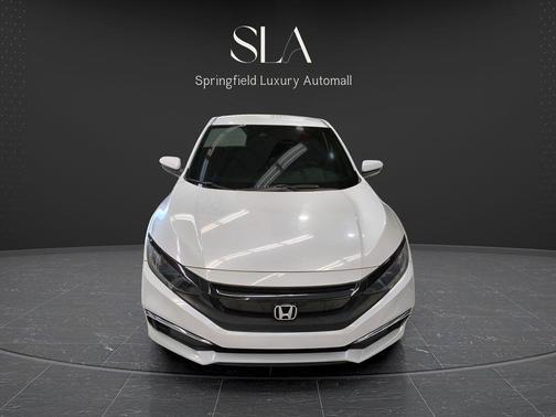 Platinum White Pearl 2020 Honda Civic LX