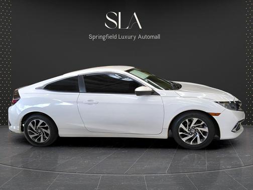Platinum White Pearl 2020 Honda Civic LX
