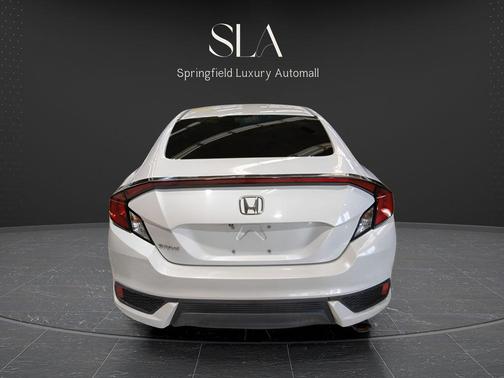 Platinum White Pearl 2020 Honda Civic LX