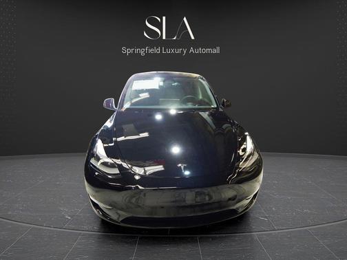 Solid Black 2025 Tesla Model Y Long Range Dual Motor All-Wheel Drive