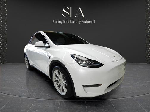 Pearl White Multi-Coat 2022 Tesla Model Y Long Range Dual Motor All-Wheel Drive