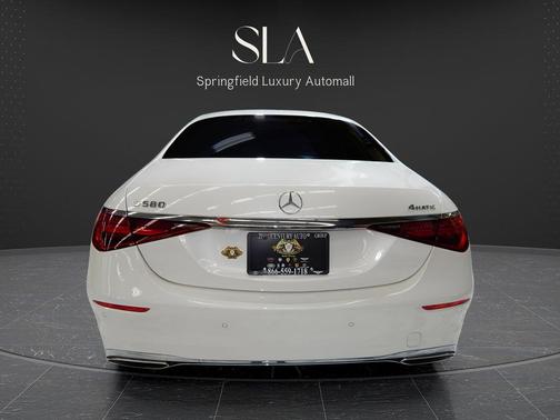 White 2022 Mercedes-Benz S-Class 4MATIC