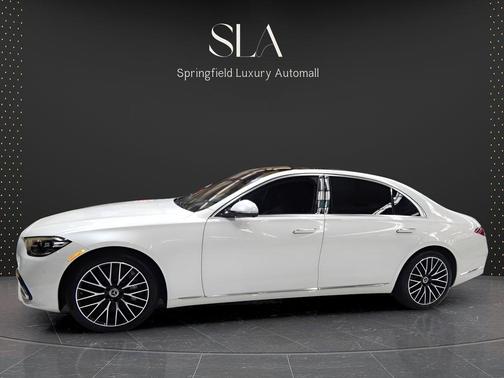 White 2022 Mercedes-Benz S-Class 4MATIC