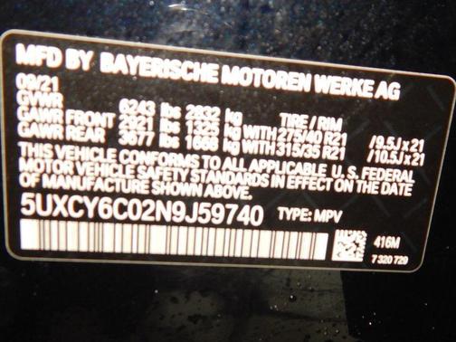 2022 BMW X6 xDrive40i