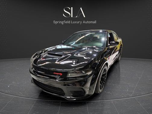Pitch Black Clearcoat 2023 Dodge Charger SRT Hellcat Widebody Jailbreak