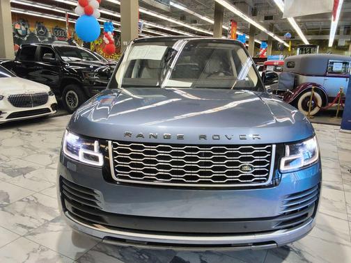 Blue 2021 Land Rover Range Rover 3.0L V6 Turbocharged Diesel HSE Td6