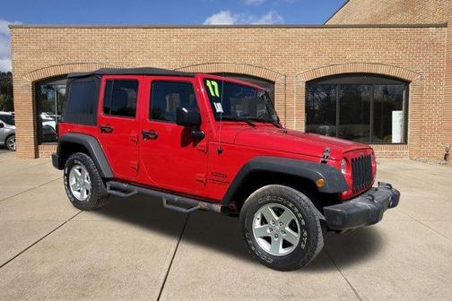 Firecracker Red Clearcoat 2017 Jeep Wrangler Unlimited Sport