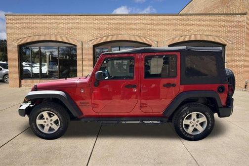 Firecracker Red Clearcoat 2017 Jeep Wrangler Unlimited Sport